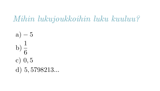 2 Lukujoukot Ja Laskutoimitukset 2 Lukujoukot Ja Laskutoimitukset